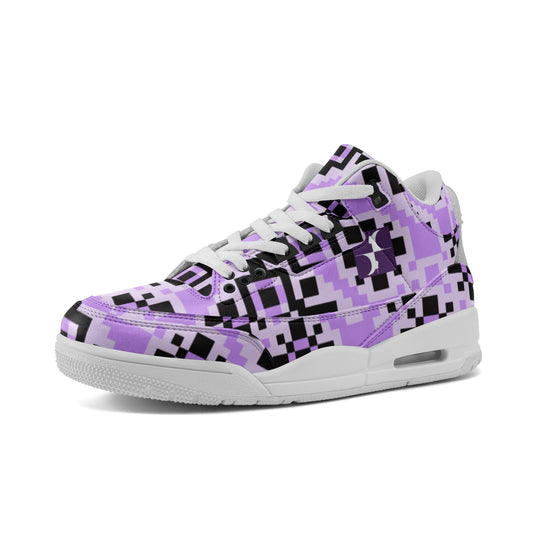 Sneakers C08 montantes pixel Lilac