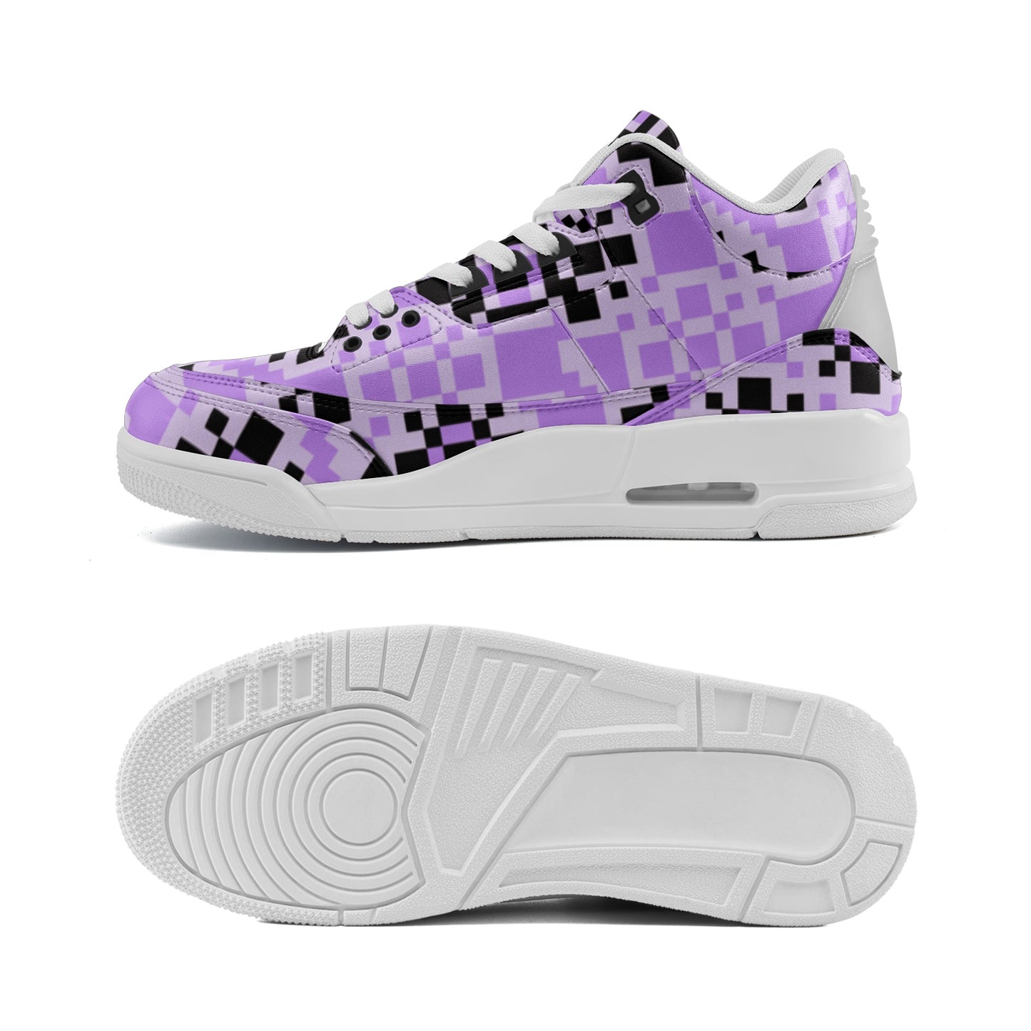 Sneakers C08 montantes pixel Lilac
