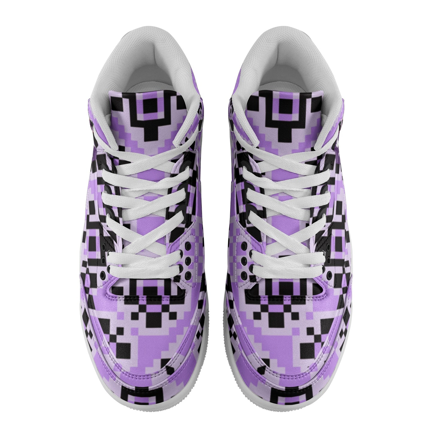 Sneakers C08 montantes pixel Lilac
