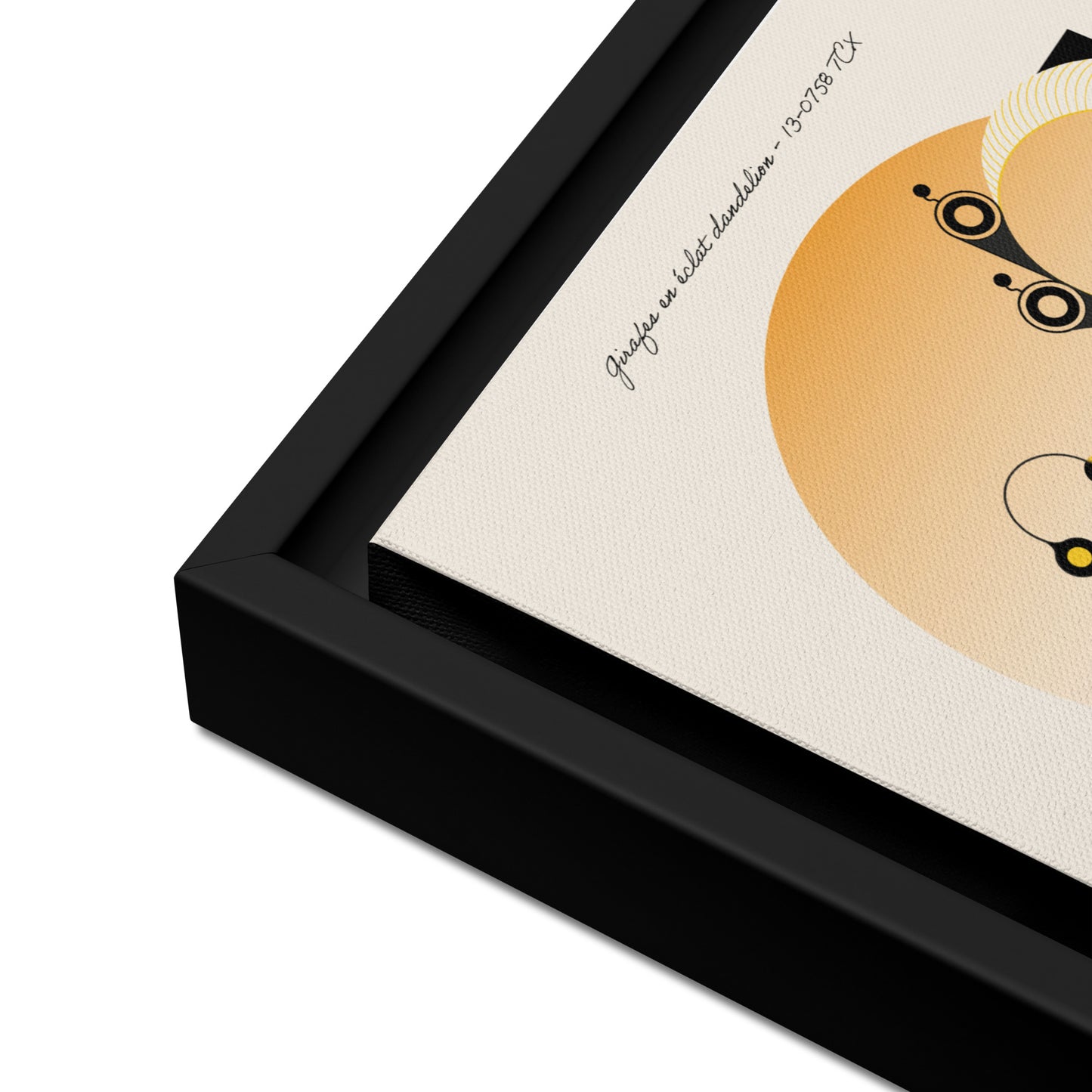 ArtBox - Girafe en éclat Dandelion