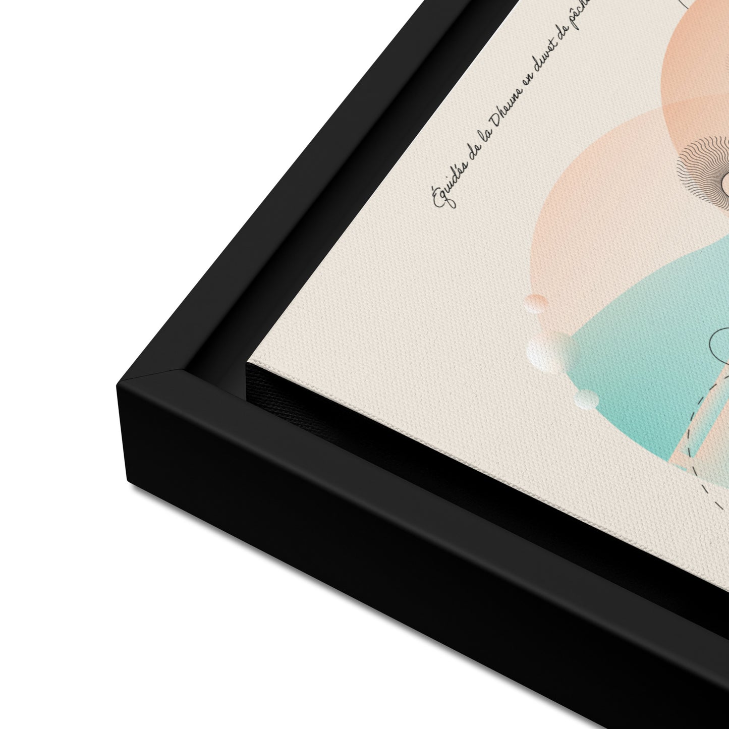 ArtBox - Equidés de la Dheune en duvet de pêche