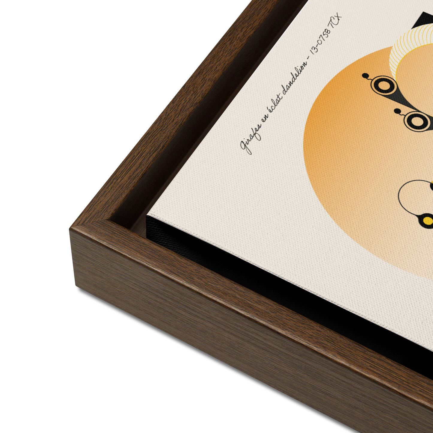 ArtBox - Girafe en éclat Dandelion