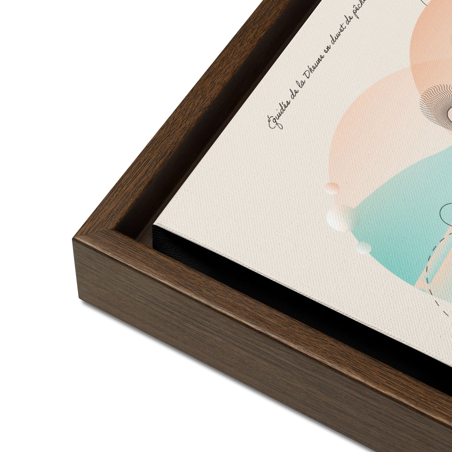 ArtBox - Equidés de la Dheune en duvet de pêche