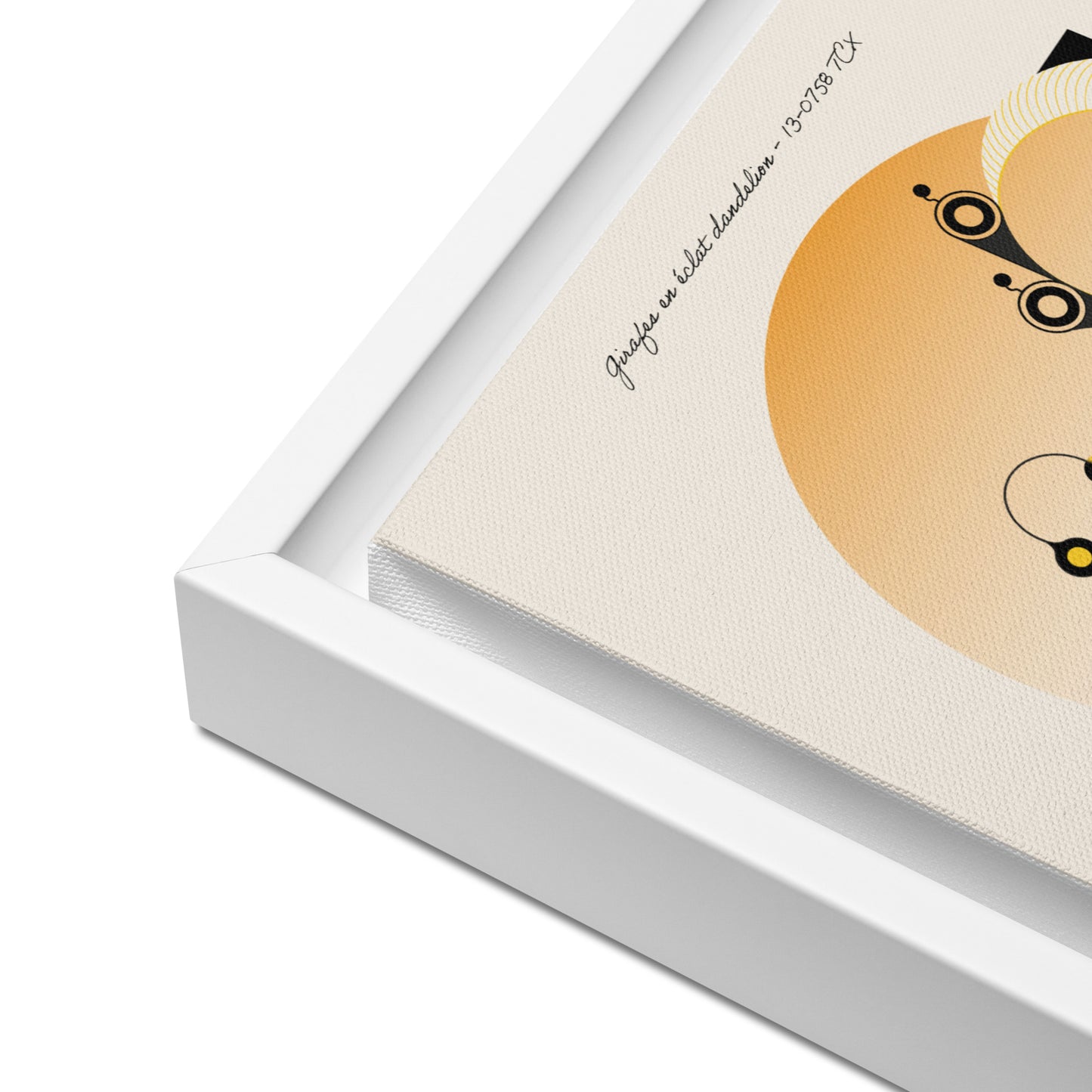 ArtBox - Girafe en éclat Dandelion