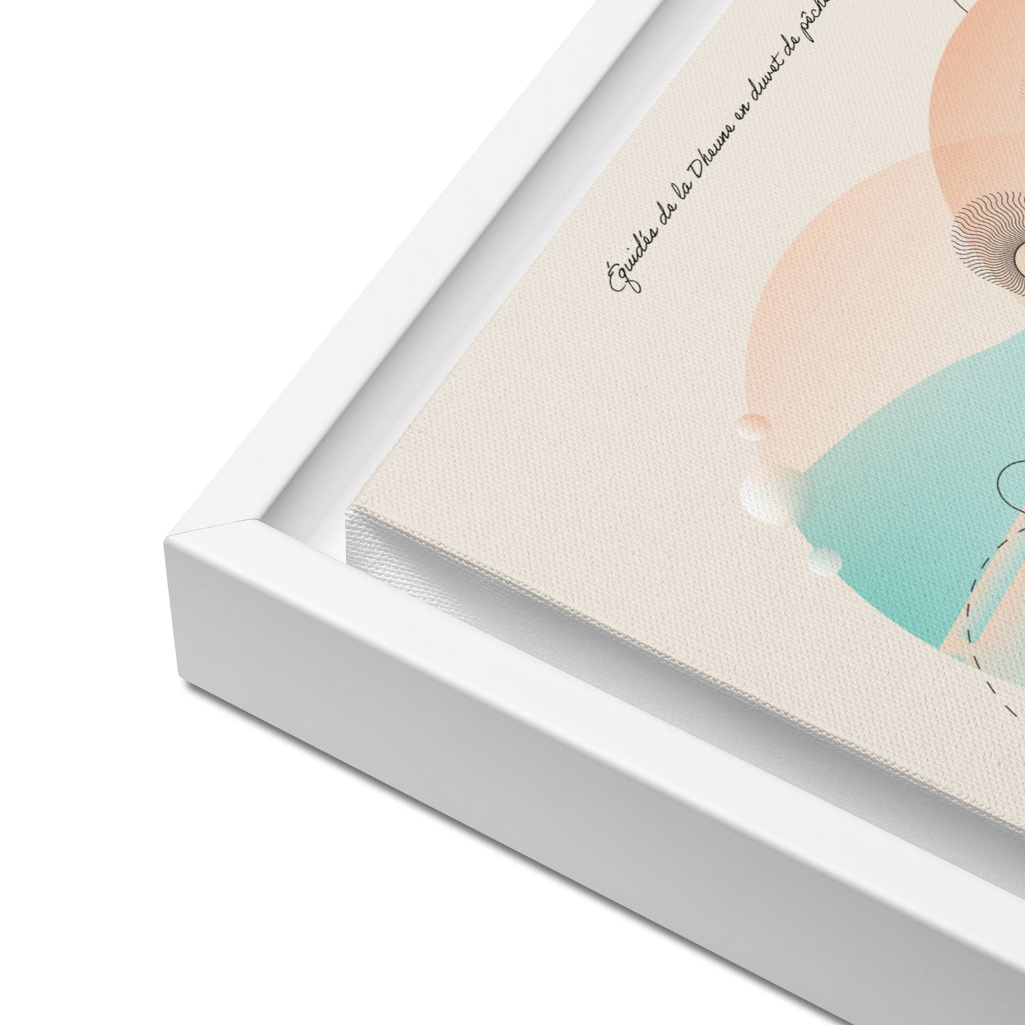 ArtBox - Equidés de la Dheune en duvet de pêche